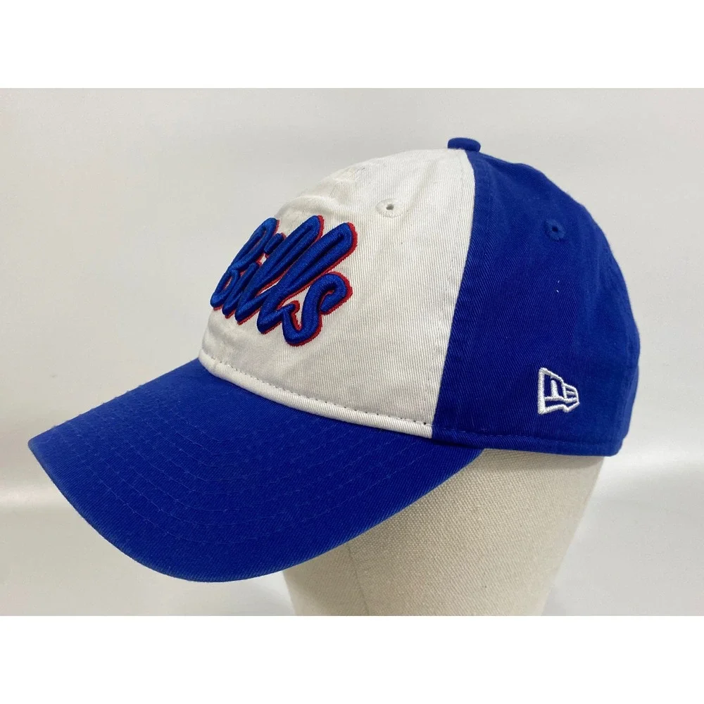 New Era 9TWENTY Buffalo Bills Womens Hat Blue White 1960 Adjustable‎ NFL Cap